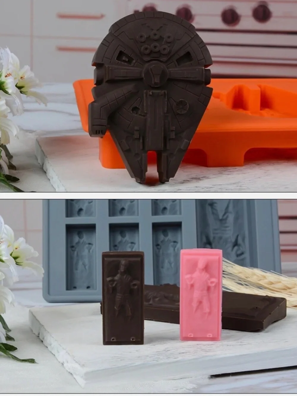 Vibrant kitchen- Star Wars silicone molds